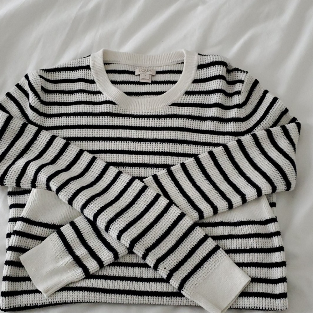 J Crew Factory striped sweater